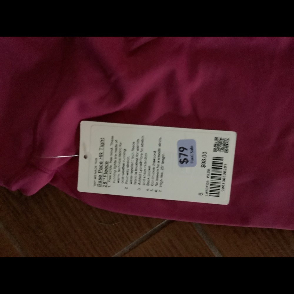 HR 28” Fleece pants